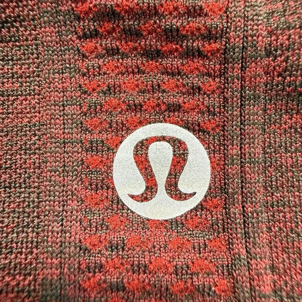Lululemon Long Sleeve Swiftly Tech 10 Burgundy Red Thumbholes